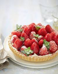 Tarte Fraises Fraises Confites Recette Tarte Aux Fraises Recette Entremet Desserts Francais