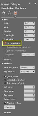 Lock Aspect Ratio The Powerpoint Blog