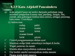 Tahun 5 bahasa melayu upsr tatabahasa ayat perintah. Kata Adjektif Pancaindera Bina Ayat
