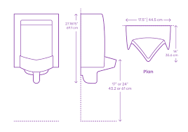 Appendix e manufactured/mobile home parks and recreational vehicle parks. Toto Commercial High Efficiency Urinal Rectangle Dimensions Drawings Dimensions Com