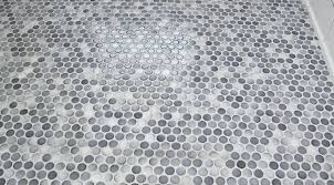 Merola tile hudson penny round matte white 12 in. Penny Tile Floor Styles Design Guide Designing Idea