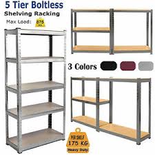 Walmart.com has been visited by 1m+ users in the past month Racking Shelves Garage Shed Storage Shelving Units Car Industrial 875kg Capacity Ebay
