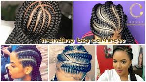Getting it right though can give you that extra confidence you need and truly add to a new look. Trending Big Cornrow Hairstyles In 2021 African Hair Braiding Styles Girls Hairstyles Braids Cornrow Hairstyles