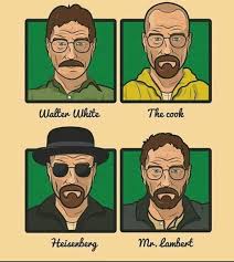 Four faces of Walter White : rbreakingbad