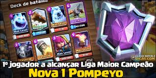 Dies ist kein offizieller dienst der dci. Deck Do 1 Jogador A Alcancar A Liga Maior Campeao Clash Royale Dicas