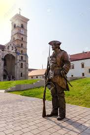 Muslim warriors 0 by byzantinum on deviantart. Medieval Bronze Warrior In The Old Town Center Of Alba Iulia Stock Photo Picture And Royalty Free Image Image 60736342