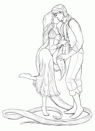 Princess Rapunzel Coloring Pages Face Coloring Home