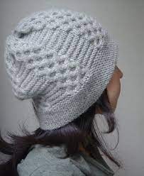 Honeycomb Cap Knitting Crochet Beanie Crochet