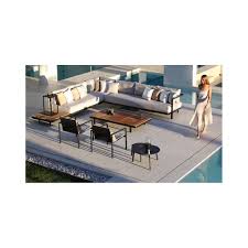 Rattan garden furniture corner sofa set grey outdoor conservatory patio dining. Alura 9 Corner Lounge Sofa By Royal Botania Uber Interiors