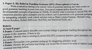 Aqa 2017 language paper 2 question 5 answer : 3 Paper 2 My Belief In Teaching Grammar 20 Pl Chegg Com
