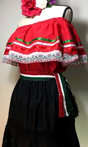Jersey dress with red roses. Off Shoulder Dress Wedding 3 Piece With Sash Mexican Black Red Fiesta 5 De Mayo Women S Folkloric Adelita Style Mexi Mexican Dresses Dresses Off Shoulder Dress