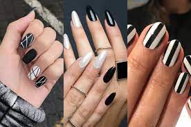 Si quieres lucir unas uñas de gel perfectas de color negro, inspírate con estos maravillosos diseños Disenos De Unas En Blanco Y Negro Para Lucir Sobrias Y Sofisticadas