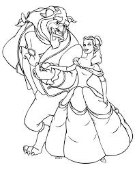 Sep 21, 2016 · printable princess belle disney coloring page. Belle And The Beast On Disney Princesses Coloring Page Kids Play Color