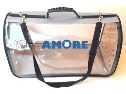 Seffaf Jumbo Xl Kedi Tasima Cantasi Bronz