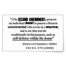 Dc V Heller Second Amendment Case Law Rectangular Sticker Zazzle Com Personalized Custom Business Diy Custom Stickers