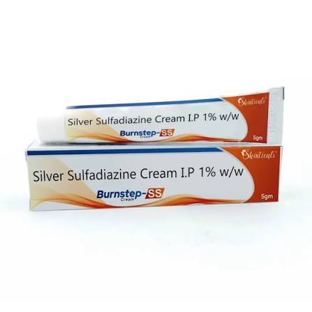 Burnstep SS Cream | Silver Sulfadiazine 1% w/w Cream | Topical Burn & Wound Therapy
