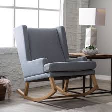 Imagine this living room without the red chair. 20 Stylish Rocking Chairs