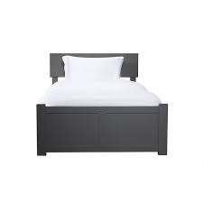 Twin and full beds can have trundle option. Leo Lacey Twin Xl Platform Bed With Footboard And 2 Urban Bed Drawers In Gray Walmart Com Walmart Com