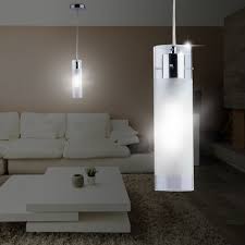 Mia A664n Modern Hänge Leuchte ø80mm Weiß Glas Pendel