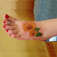 15 Best Home Remedies To Treat Wrinkles Sunflower Foot Tattoo Sunflower Foot Tattoos Sunflower Tattoo Meaning