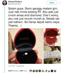 Itu bagi orang yang menerima undangan. Lelaki Jual Cincin Barang Hantaran Tak Jadi Kahwin Netizen Cuba Masuk Line Jawapannya