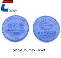 RFID tokens for metro trains