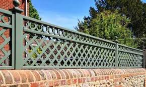 Use it to create a cosy outdoor dining or living space, or go mount trellis panels on top of existing fencing or walls to shelter an exposed site or, of course, just use them to support beautiful trailing plants, vines. Painted Classic Bespoke Trellis Panels Wooden Fence Trellis Panels Essex Uk The Garden Trellis Company Trellis Panels Garden Lighting Diy Garden Trellis