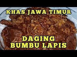 Daging Masak Bumbu Lapis Semur Ala Jawa Timur Youtube Makanan Pesta Makanan Dan Minuman Semur Daging