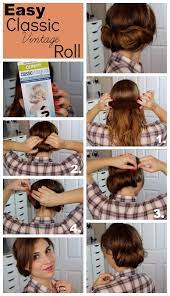Making Up The Midwest 4 Easy Hair Styles For Everyday Hair Styles Long Hair Styles Vintage Hairstyles