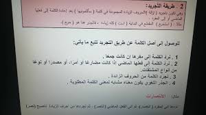 الجذور اللغوية في اللغة العربية المعلمة حنان سلطان Youtube