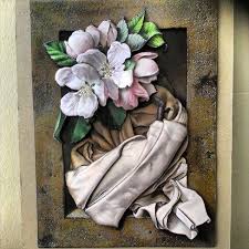 Paper Art Papertole Kagit Rolyef 3d Handmade El Yapimi El Isi Cicek Resim Alice Harikalar Diyarinda Tablolar