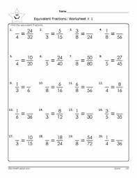 Equivalent Fraction Worksheets Worksheet For Fractions Easy Kids Monthly Spreadsheet Sequencing 1st Grade 5 Maths Test Printable First Subtraction Rainbow Preschool Measurement Calamityjanetheshow