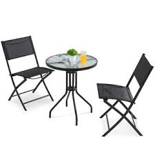 It also features a shelf below the table top to store extra plates or decor. High Top Outdoor Bistro Set Wayfair