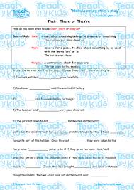 These worksheets have been specifically designed for use with any international curriculum. Their There Or They Re Teach My Kids