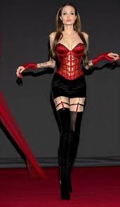 Angelina Jolie with Long Black hair