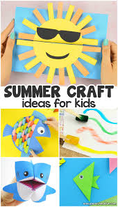 And when you can't find anything going on in your time, sit down and try to make it happen at home! Summer Crafts Easy Peasy And Fun