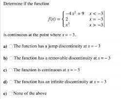 When to check the continuity of a function? Determine If The Function F X 2 Is Continuous At The Chegg Com