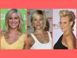The hairstyle appears to be the result of blown out hair, softly curled with a large barrel iron or rollers for a soft finish. Brittany Daniel Hair And Hairstyles