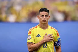 James Rodríguez iguala récord de presencias con la selección de Colombia