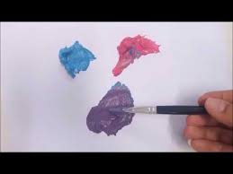 Contohnya jingga, hijau dan ungu. Cara Mencampur Warna Ungu Youtube
