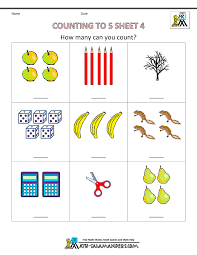Kindergarten is not as you remember it as a child. Preschool Counting Worksheets Counting To 5
