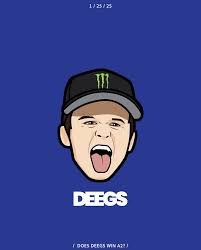 Does Deegs win?🏆⚠️ @dangerboydeegan  #dangerboy#deegan#supercross#a2#anaheim#art