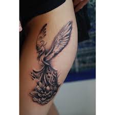 Locate them and get inked with style. Phoenix And Lotus Tattoo I Did For Black Dog Tattooing Facebook