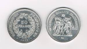Find great deals on ebay for france francs banknote 50. Piece Francaise 50 Francs Argent 1975 Hercule Villers Collections