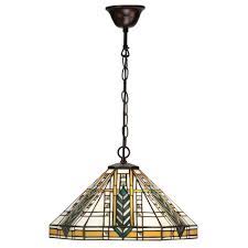 No restocking fees on returns. Tiffany Style Art Deco Hanging Ceiling Pendant Light With Chevrons
