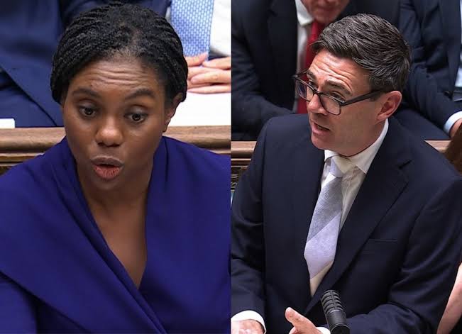 Andy Burnham had a brutal Liz Truss comeback after Kemi Badenoch mocked his  43 days in office