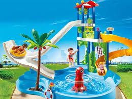 Extend Summer Memories Year Round With Playmobil S New Water Park With Slides Playset Giveaway Ends 8 12 16 Fun Water Parks Playmobil Water Park