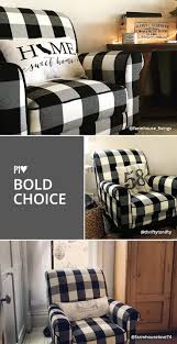 Black And White Buffalo Check Chair Pads A Bold Focal Point Like A Pier 1 Eye Catching Lyndee Buffalo Check Black Armchair Is The Perfec Leather Chairs Bedroom Accent Pillows Diy White Leather Chair
