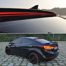 The avante 2021 aims to bring instinctive beauty and create emotional value and desirability. Led Roof Long Surface Emitting Spoiler Nka Black For Hyundai Elantra Avante Md 2011 2015 Spoilers Wings Aliexpress