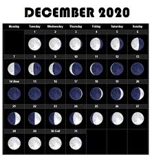 Non stop full moon meditation music for january 2021. New Full December 2020 Moon Phases Calendar Lunar Template